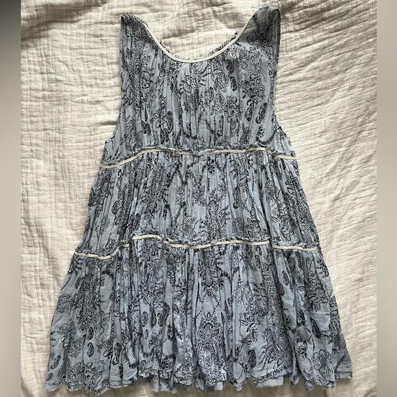 Free People “FP Intimately” Babydoll Printed Tunic Dress XS - Picture 3 of 4